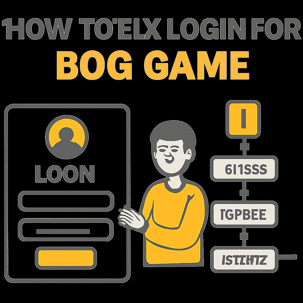Illustration of login troubleshooting steps for BDG Game.